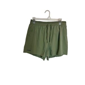 Janji 3 Inch AFO Middle Shorts Mens Medium Green Lightweight Running Liner